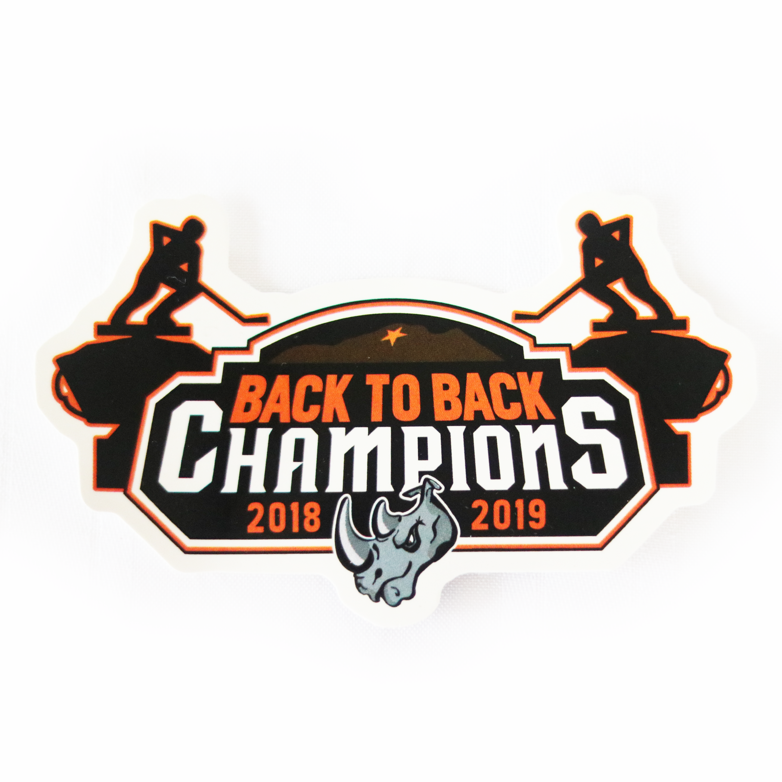 Back To Back Sticker El Paso Rhinos Online Store